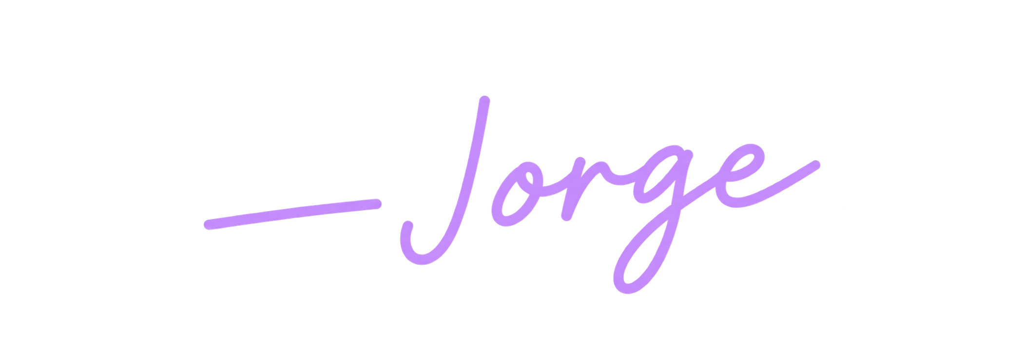 — Jorge